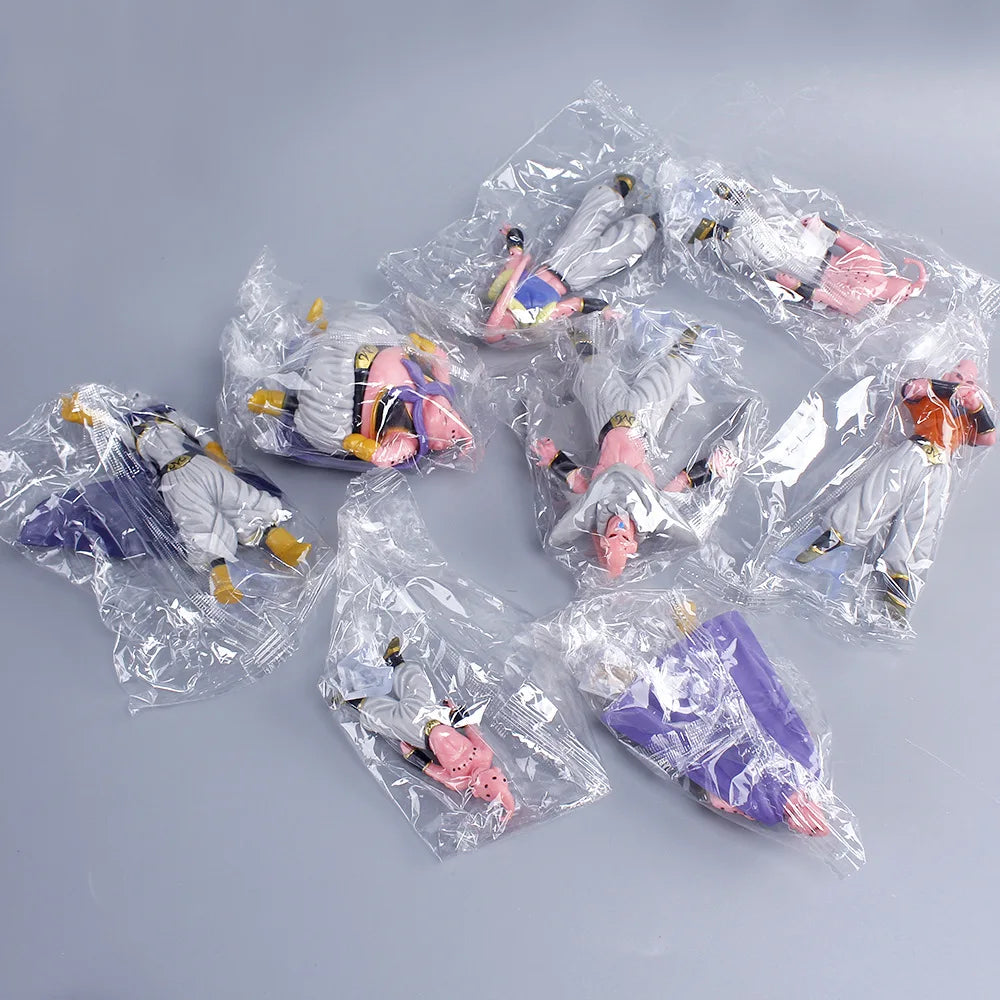 Dragon Ball Z Majin Buu Action Figure Set (8-Piece) – 10cm Mini PVC Buu Collectibles