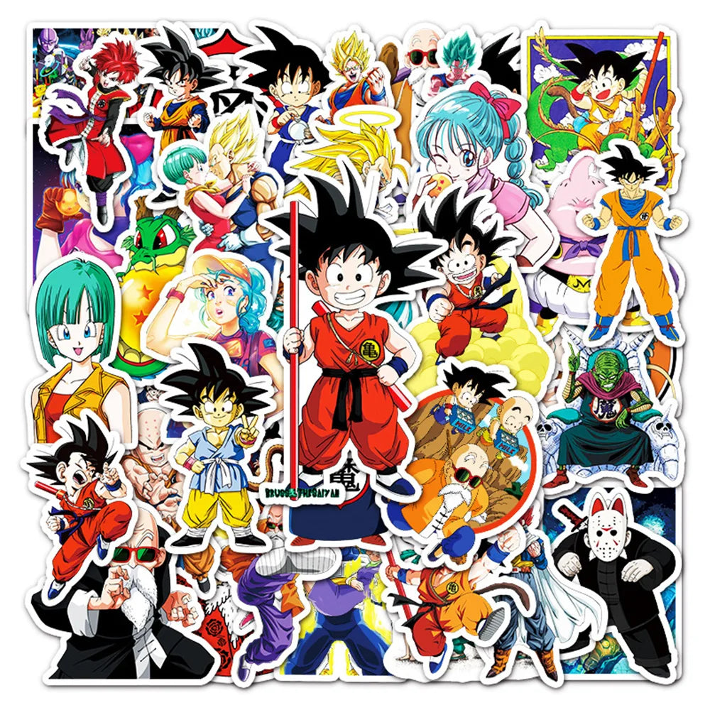 The Saiyan Artifact: Dragon Ball Z Waterproof Sticker Pack