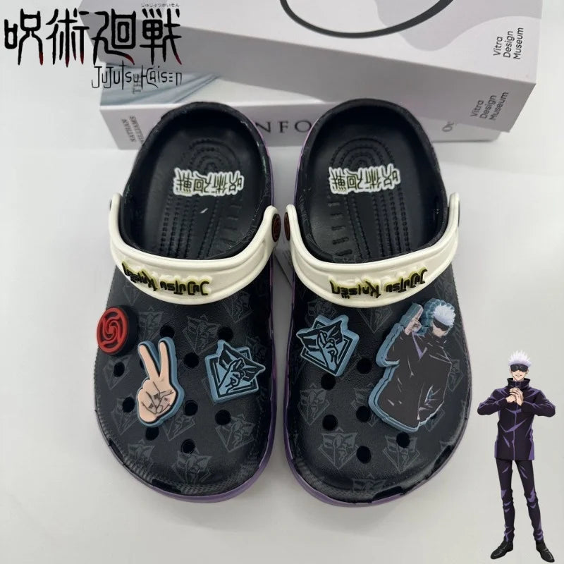 Jujutsu Kaisen Gojo Satoru EVA Clogs – Waterproof Anime Sandals & Slippers