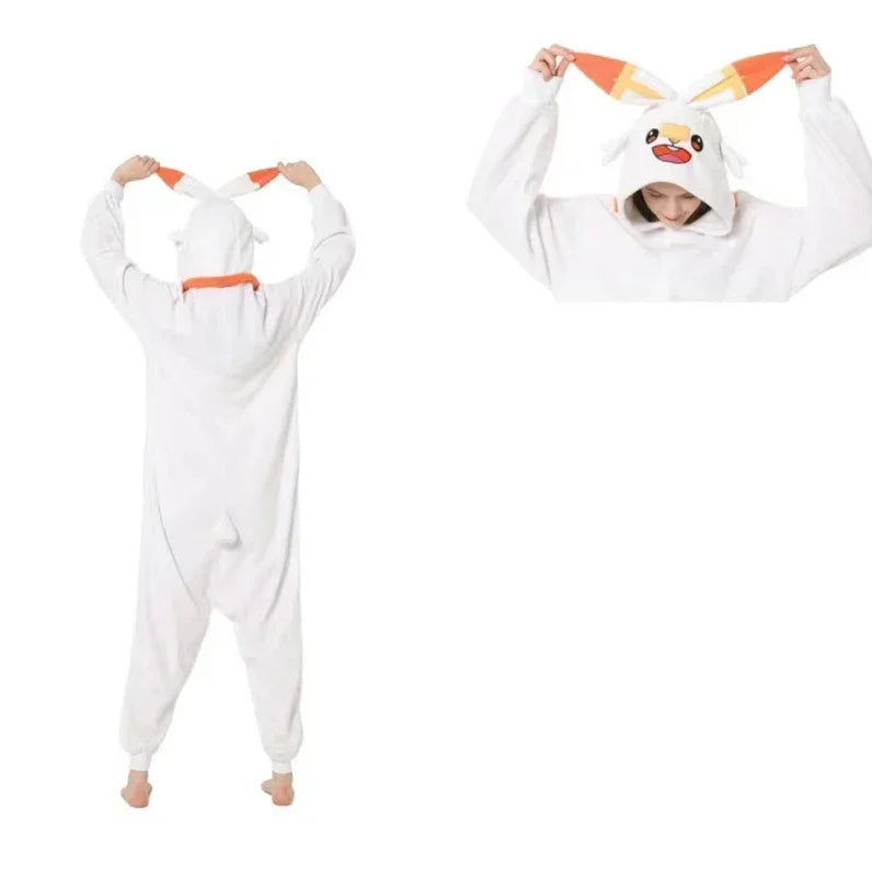 Pokemon Adult Cosplay Kigurumi Onesie – Anime Fleece Pajamas Jumpsuit