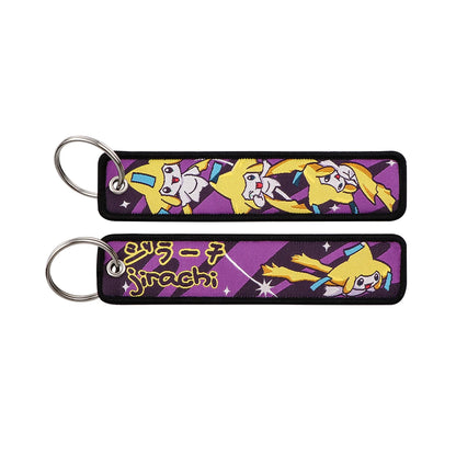 Pokémon Embroidered Double-Sided Jet Tag Keychain