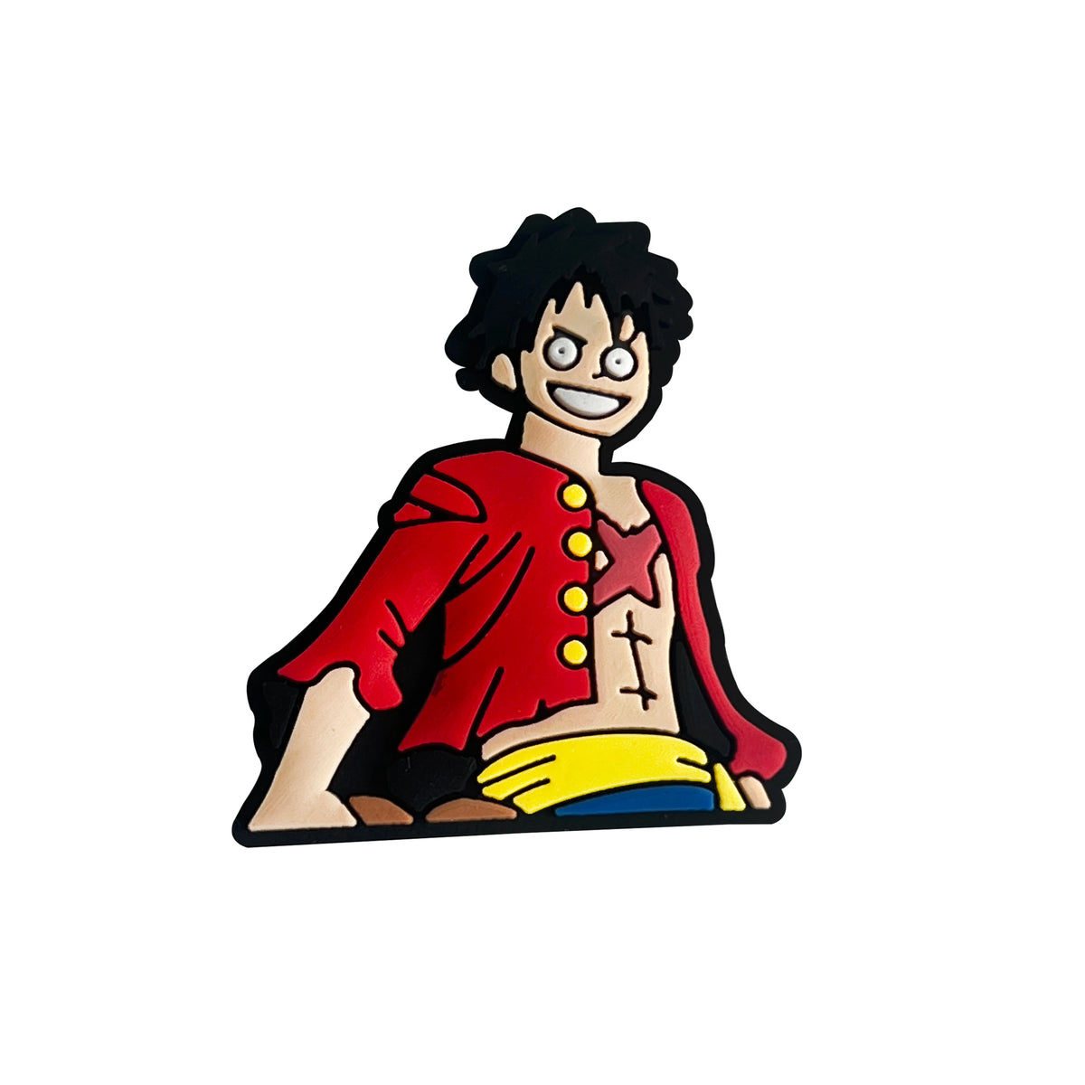 One Piece Anime PVC Clog Shoe Charms – Luffy, Zoro, Chopper & Crew Accessories