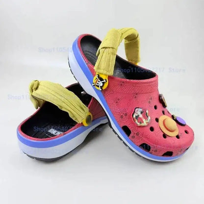 One Piece Chopper & Luffy EVA Clogs – Waterproof Anime Beach Sandals & Slippers