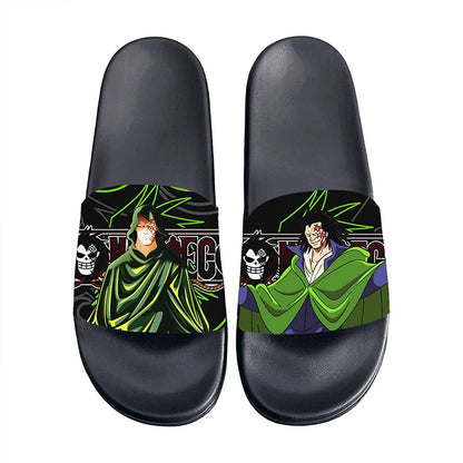 One Piece Anime Non-Slip Slide Sandals – EVA Indoor & Outdoor Slides