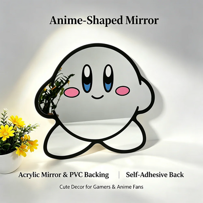 One Piece & Anime Acrylic Wall Mirror – HD UV Print Room & Gaming Decor