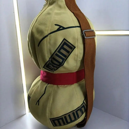 Naruto Gaara Sand Gourd Backpack – Anime Cosplay Prop Rucksack & Travel Bag