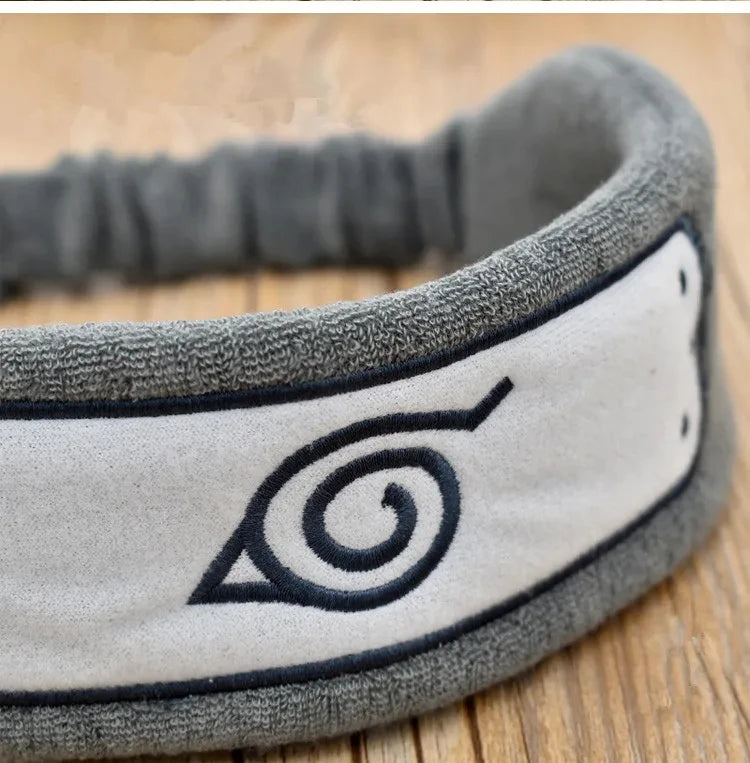 Naruto Ninja Symbol Cotton Headband Snood | Konoha Cosplay Hairband