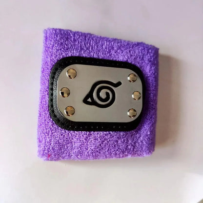 Naruto Hidden Leaf Village Anime Sports Wristband – Athletic Sweatband & Cosplay Prop