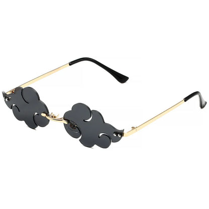 Naruto Akatsuki Red Cloud Sunglasses – Anime Retro Cloud Frame Streetwear Glasses