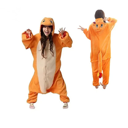 Pokemon Adult Cosplay Kigurumi Onesie – Anime Fleece Pajamas Jumpsuit