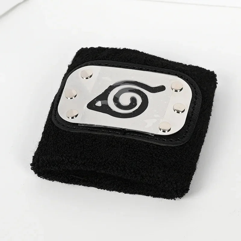 Naruto Hidden Leaf Village Anime Sports Wristband – Athletic Sweatband & Cosplay Prop