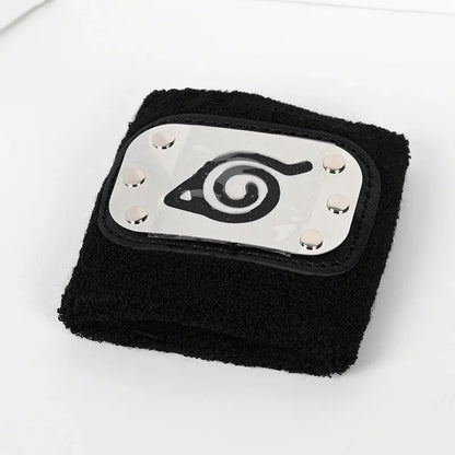 Naruto Hidden Leaf Village Anime Sports Wristband – Athletic Sweatband & Cosplay Prop