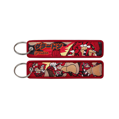 Pokémon Embroidered Double-Sided Jet Tag Keychain