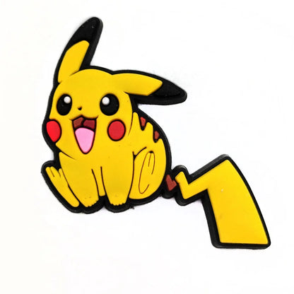 Pokémon PVC Clog Shoe Charms – Cartoon Pikachu & Monster Ball Accessories