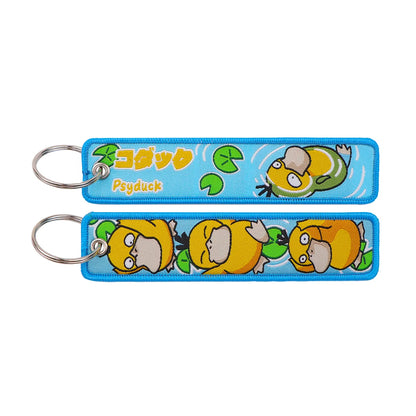 Pokémon Embroidered Double-Sided Jet Tag Keychain