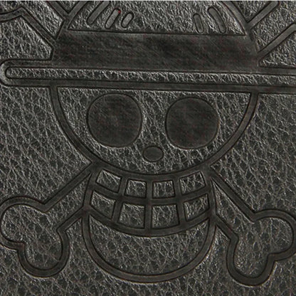 One Piece Luffy Straw Hat Pirates Leather Bifold Wallet – Short Multi-Card Holder