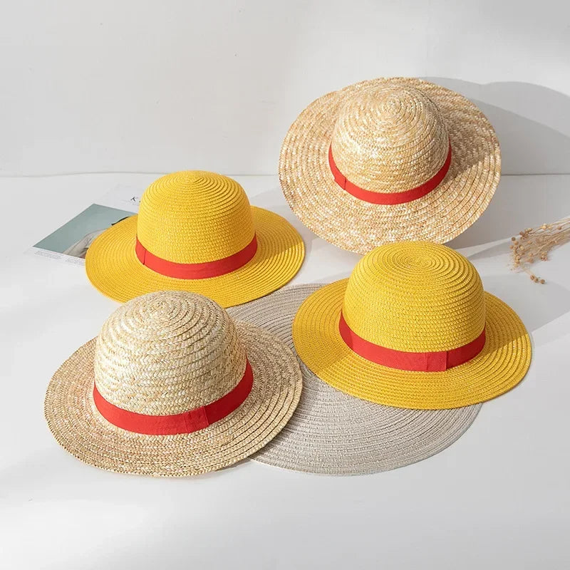 One Piece Luffy Classic Straw Hat – Anime Cosplay Sun Cap & Costume Accessory