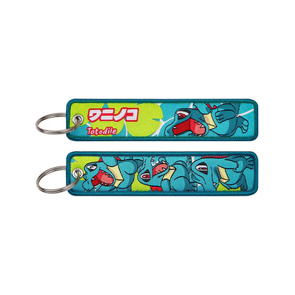 Pokémon Embroidered Double-Sided Jet Tag Keychain