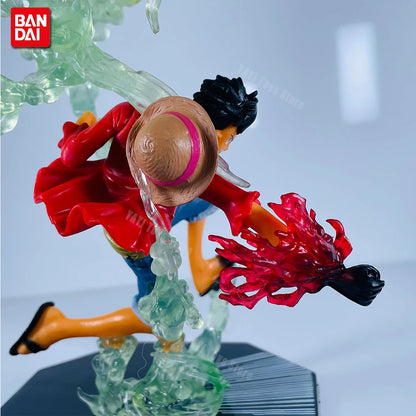 One Piece Anime Battle Action Figure – 15cm Collectible PVC Model Toys (Luffy, Zoro, Ace, Sanji)