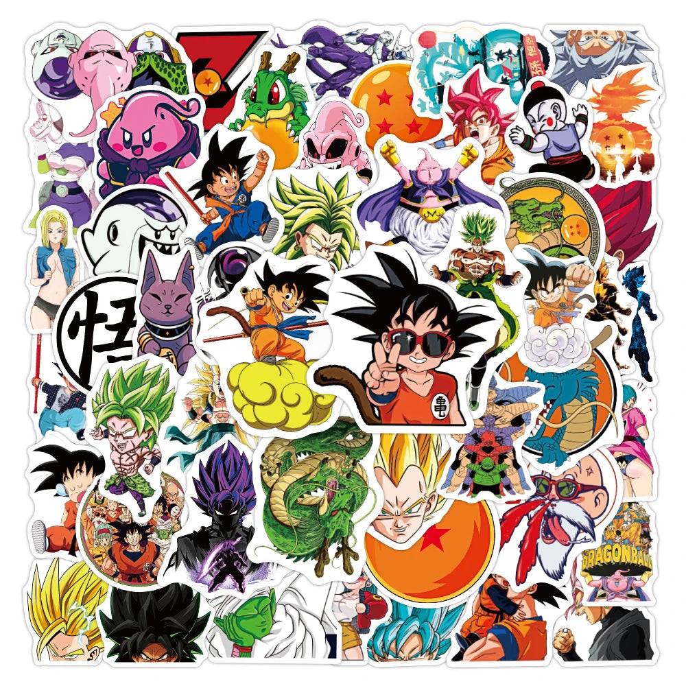 The Saiyan Artifact: Dragon Ball Z Waterproof Sticker Pack