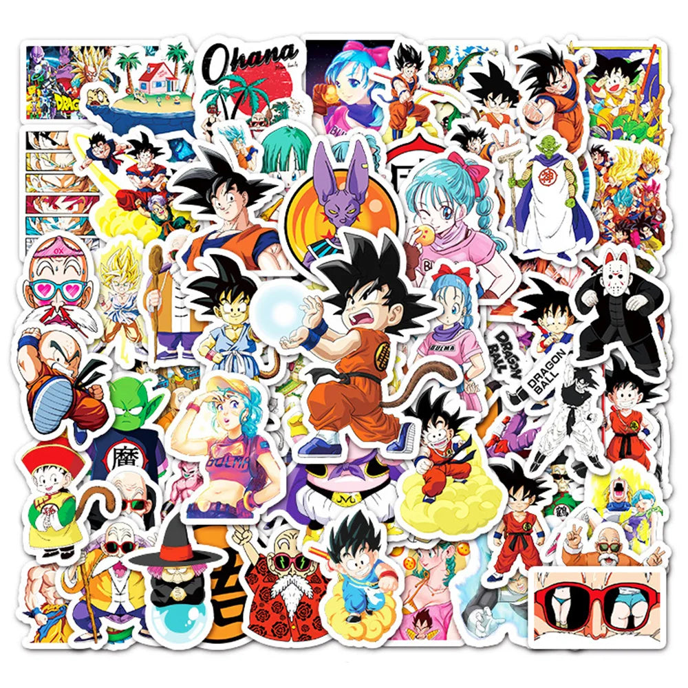 The Saiyan Artifact: Dragon Ball Z Waterproof Sticker Pack