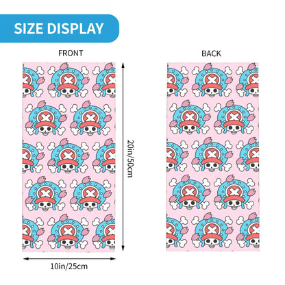 One Piece Tony Tony Chopper Bandana Neck Gaiter – Multi-Use Balaclava Face Mask
