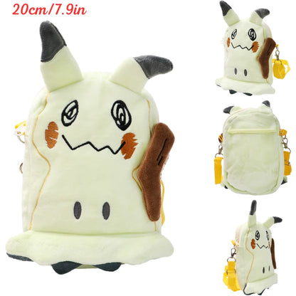 Pokémon Plush Character Shoulder Bags – Kawaii Anime Plushie Crossbody Purses