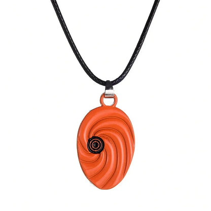 Naruto Akatsuki Red Cloud Necklace – Anime Konoha Pendant & Cosplay Jewelry Collection