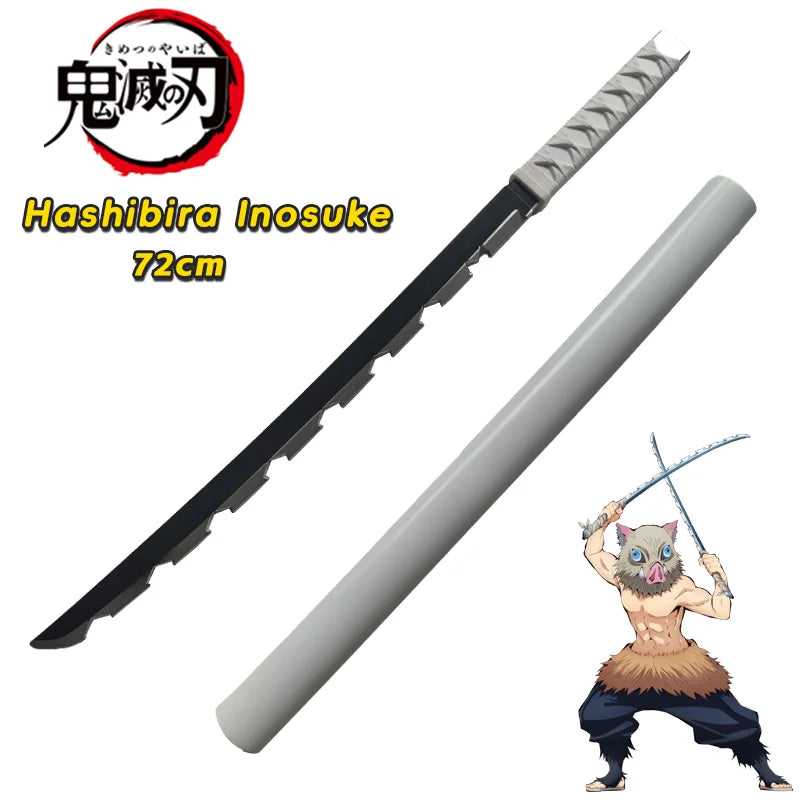 72cm Demon Slayer PU Katana – Safe Anime Cosplay Prop Sword & Replica