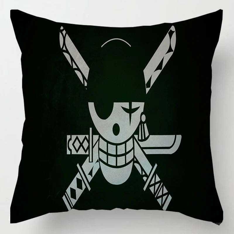 One Piece Anime Plush Square Throw Pillow Cover – 18"x18" (45x45 cm)