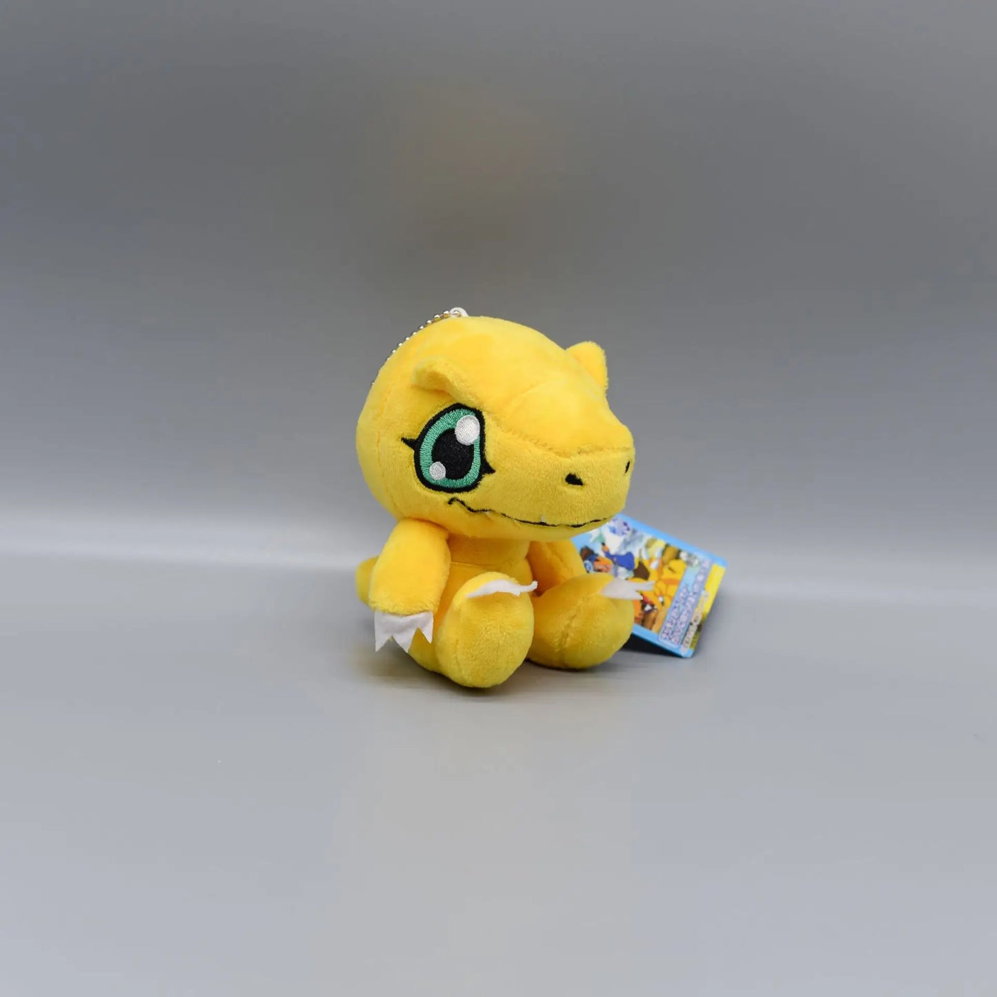 Digimon Adventure Plush Keychain – Classic Anime Mascot Character Pendant