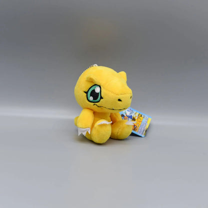 Digimon Adventure Plush Keychain – Classic Anime Mascot Character Pendant