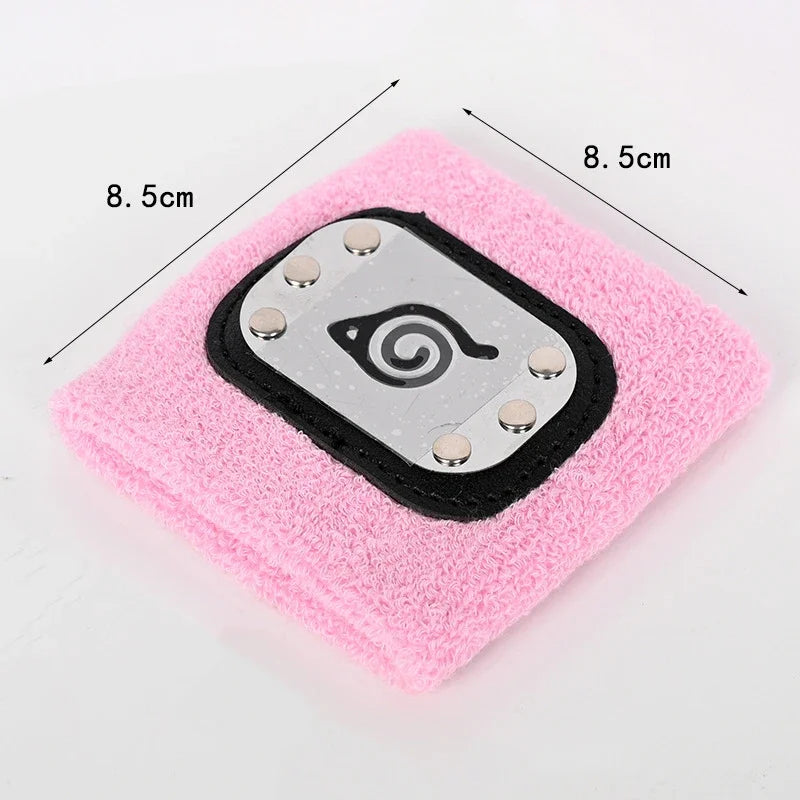 Naruto Hidden Leaf Village Anime Sports Wristband – Athletic Sweatband & Cosplay Prop