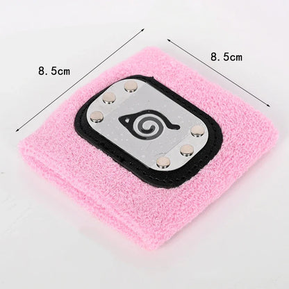 Naruto Hidden Leaf Village Anime Sports Wristband – Athletic Sweatband & Cosplay Prop