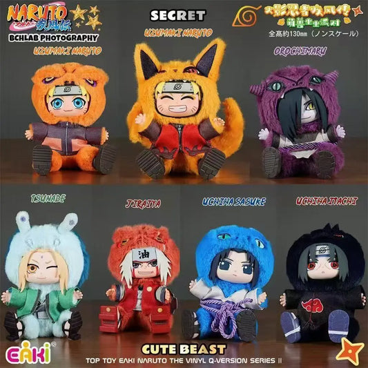 Naruto Sit-In Party Cute Plush Figure – Authentic TOPTOY Anime Plush Toy