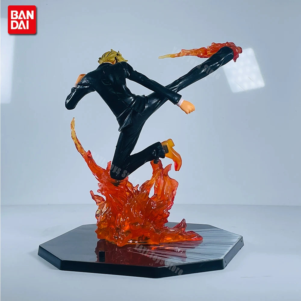 One Piece Anime Battle Action Figure – 15cm Collectible PVC Model Toys (Luffy, Zoro, Ace, Sanji)