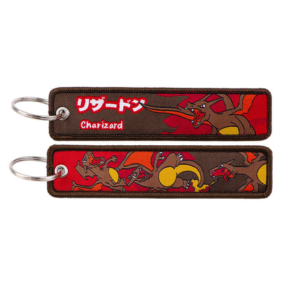 Pokémon Embroidered Double-Sided Jet Tag Keychain