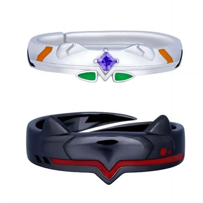 Neon Genesis Evangelion Cosplay Ring – Adjustable Rei Ayanami & Kaworu Jewelry