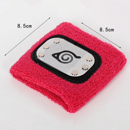 Naruto Hidden Leaf Village Anime Sports Wristband – Athletic Sweatband & Cosplay Prop