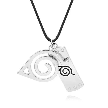 Naruto Akatsuki Red Cloud Necklace – Anime Konoha Pendant & Cosplay Jewelry Collection