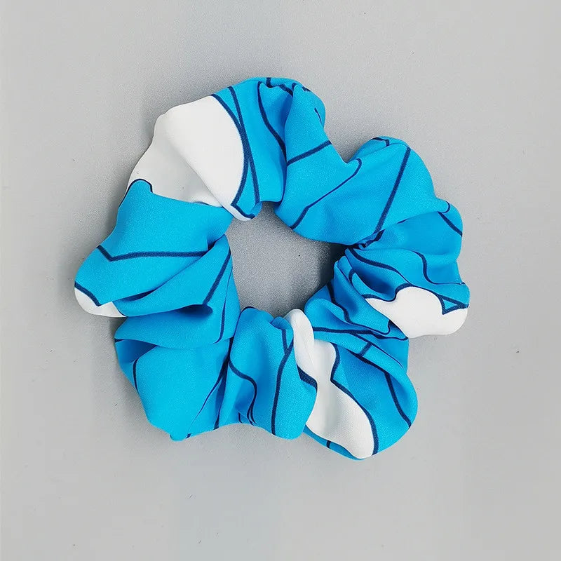 Demon Slayer Hair Scrunchie - Anime Satin Elastic Hair Tie