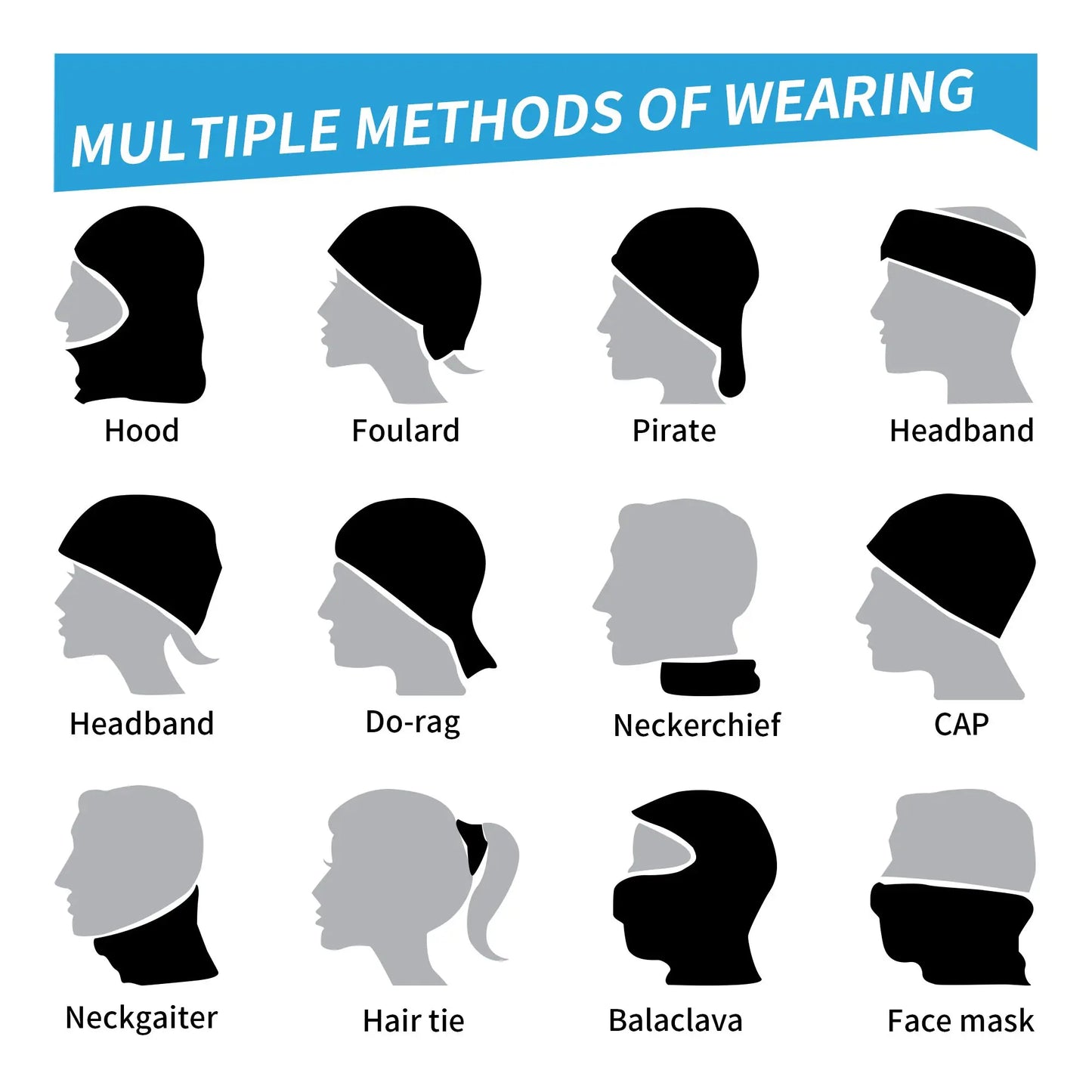 One Piece Tony Tony Chopper Bandana Neck Gaiter – Multi-Use Balaclava Face Mask