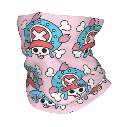 One Piece Tony Tony Chopper Bandana Neck Gaiter – Multi-Use Balaclava Face Mask