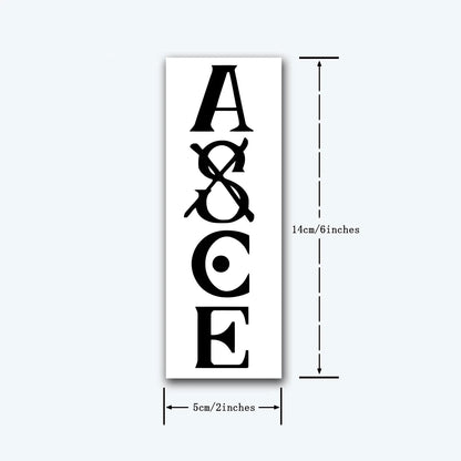 One Piece Portgas D. Ace Semi-Permanent Waterproof Temporary Tattoo