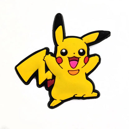Pokémon PVC Clog Shoe Charms – Cartoon Pikachu & Monster Ball Accessories