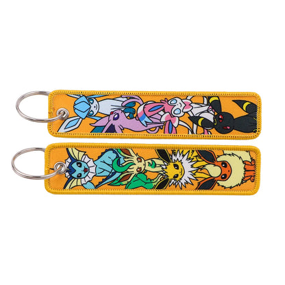 Pokémon Embroidered Double-Sided Jet Tag Keychain
