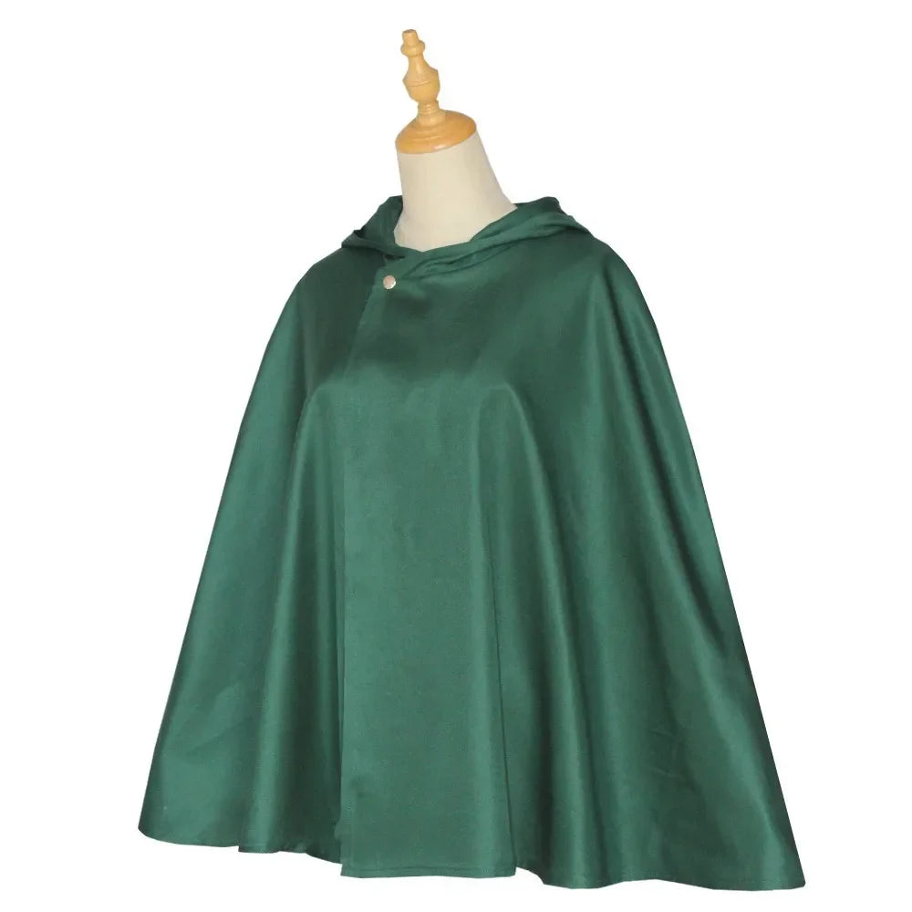 Attack on Titan Scouting Legion Cosplay Cloak – Anime Survey Corps Green Cape