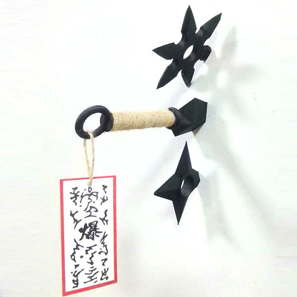 Naruto Cosplay Kunai & Shuriken Fridge Magnet / Pen Set