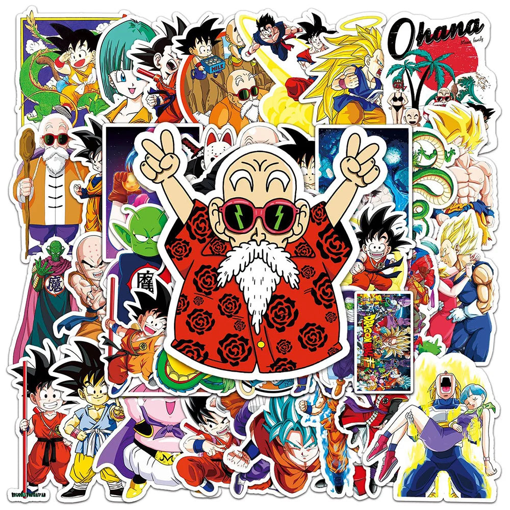 The Saiyan Artifact: Dragon Ball Z Waterproof Sticker Pack