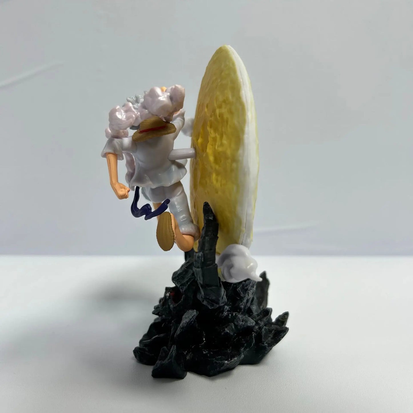 One Piece Gear 5 Luffy "Moon Fairy" Action Figure – 14cm Sun God Nika PVC Statue with LED Moon Light
